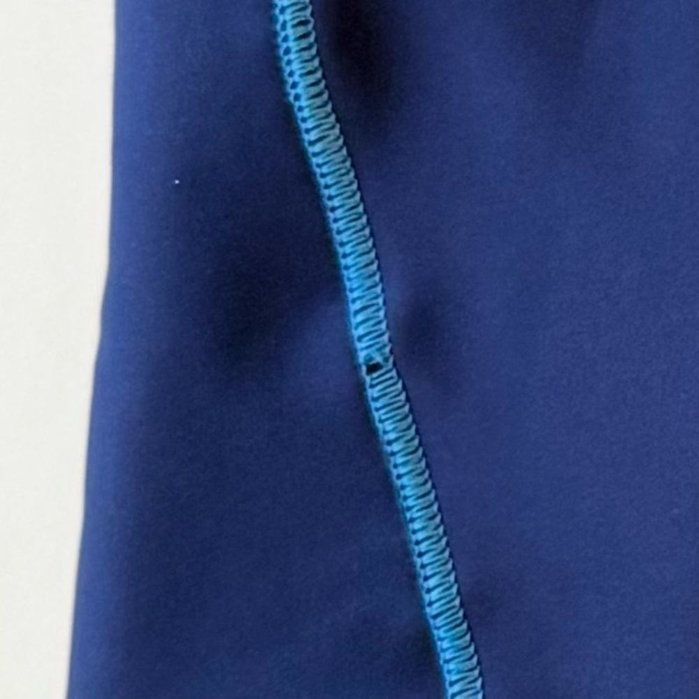 Athleta Flex Spacer Tipped Bra Navy Blue size Large - Picture 6 of 7